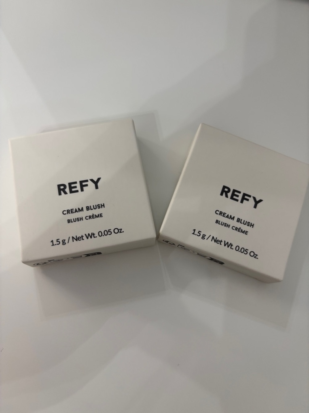 REFY Cream Blush Duo - White